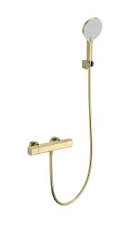 Смеситель для душа Wonzon & Woghand Stay 2 WW-B2016-A-BG с термостатом брашированное золото