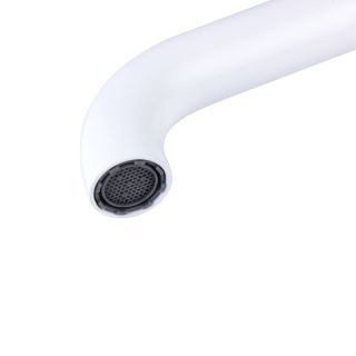 Смеситель для раковины Bronze de Luxe 9008W-G, белый/зеленый