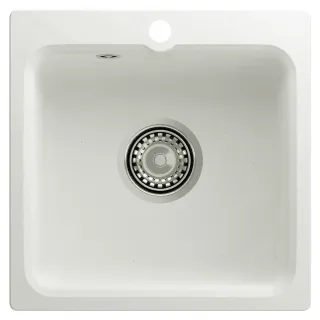 Мойка кухонная Reflexion Base 43-WH RX0743WH белый