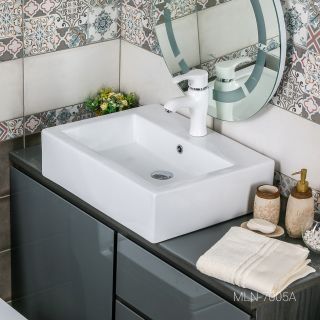 Накладная раковина Melana 7005A-805 57см белый