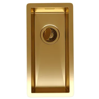 Мойка кухонная Reflexion Como 22-GD  RX2022GD  брашированное золото