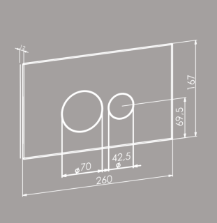 Кнопка смыва Boheme 668-G золото