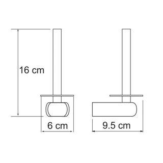 Wasserkraft Berkel K-6897 Держатель туалетной бумаги
