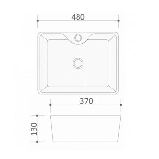 Раковина чаша Maretti UM13NS96-560, черная