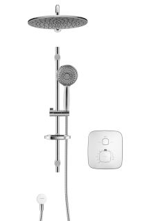 Душевой комплект Swedbe Platta 5556G1 с термостатом хром/серый