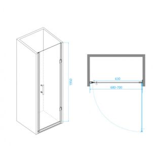 Душевая дверь RGW PA-06B