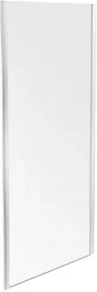 Боковая панель Veconi KP-12, 1000x1950, хром, стекло прозрачное