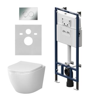 Унитаз с инсталляцией AM.PM Like IS100151.801900 Хром