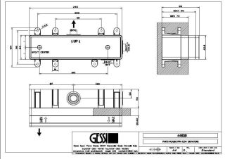 Скрытая часть для смесителя на два выхода Gessi 44639.031