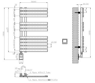 Электрический полотенцесушитель Boheme Venturo 721-CR хром