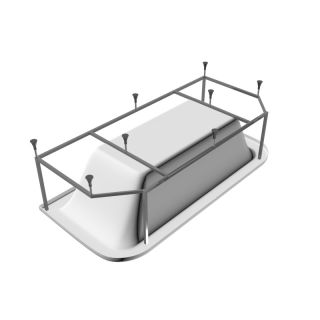 Каркас для ванны Vayer Options 180x85 Гл000006913 Серый