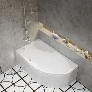 Акриловая ванна Triton София Щ0000046664 левая 170x95 см на Х-каркасе белый