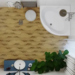 Акриловая ванна 1ACReal Мартин Щ0000045647 обрезанная 120 см белый