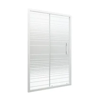 Душевая дверь Triton Слайд Щ0000038519 100 см профиль белый стекло прозрачное с узором