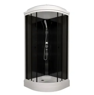 Душевая кабина Triton Нова Щ0000062583 88x88 см профиль чёрный стекло тонированное