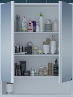 Зеркальный шкаф СанТа Вегас 700179 70см белый