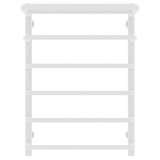 Полотенцесушитель водяной Laris Стандарт 73208012БМ с полкой П6 50x70см белый матовый