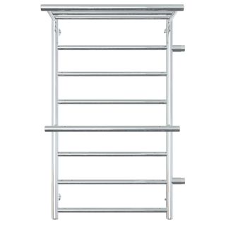 Полотенцесушитель водяной Laris Лавина 73208022 правый с полками П9 50x80см хром