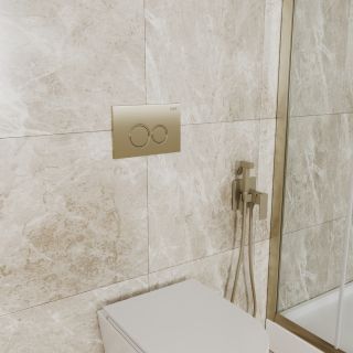 Клавиша смыва DQ Bayern DB1529007 глянцевое золото