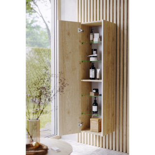 Шкаф-пенал Aqwella Basic URB0535W подвесной 35 см