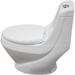 Унитаз-моноблок Laguraty 2160 A с сиденьем микролифт белый