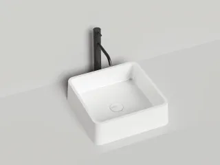 Накладная раковина Salini Gloria 02 S-Stone 1102202M 42см белый матовый