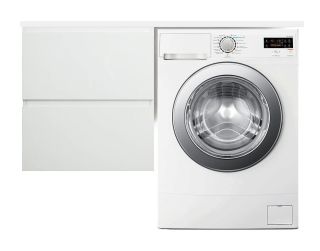 Подвесная тумба под раковину Эстет Dallas Luxe ФР-00002016 Л/П 110см два ящика белый