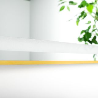 Зеркало FIXSEN с подсветкой LED прямоугольное 100х80 см золото-сатин (FX-2100G)