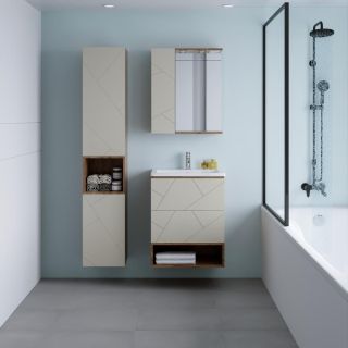 Ниша для тумбы Бриклаер Кристалл 4627125416859 60 см дуб крафт табачный