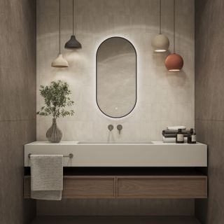 Зеркало Reflexion Arabica RF5020AR с LED подсветкой сенсором 45х90