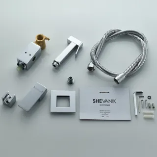 Гигиенический душ со смесителем Shevanik S127 хром