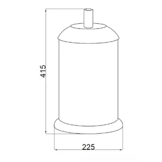 Ведро Boheme Murano бронза 10914-W-BR
