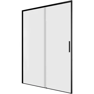 Душевая дверь Aquanet Pleasure Evo AE65-N150-BT 312543 150 см профиль чёрный стекло прозрачное