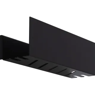 Полка Aquanet Магнум 274188 40 см чёрный матовый