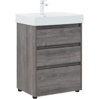 Тумба под раковину Aquanet Nova Lite 302470 60 см дуб рошелье