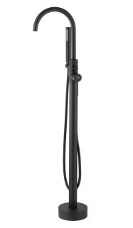 Напольный смеситель для ванны Swedbe Spira 4000B чёрный