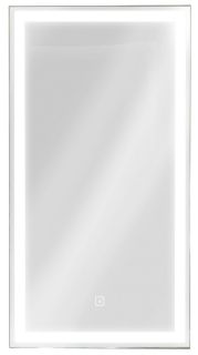 Зеркало-шкаф с подсветкой Art&Max Techno правый 35см чёрный матовый AM-Tec-350-650-1D-R-DS-F-Nero