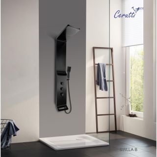 Душевая панель Cerutti SPA Sella B чёрный СТ8989