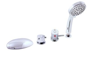 Смеситель на борт ванны Rav Slezak Dunaj DT270.5P хром