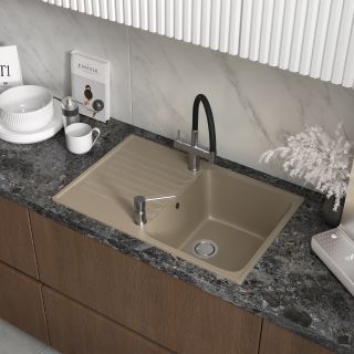 Мойка кухонная Reflexion Bolero 74-BE RF0574BE бежевый