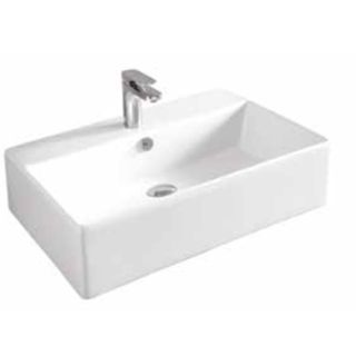 Раковина накладная ArtCeram QUADRO QUL003 01 00 белая 65 см