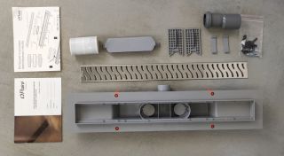 Водоотводящий желоб ALPEN - MCH 550mm Harmony глянец, боковой слив D40