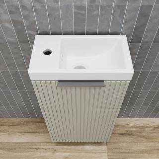 Тумба под раковину  Style Line Соло ЛС-00002430 40 см серая галька