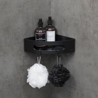 Полка для душа угловая Lemark Shelf line 9772047 чёрный