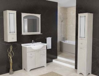 Dreja Тумба Antia 85, капучино, 2 ящ, 3 дв