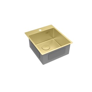 Кухонная мойка Lemark Janga 440 9938102 светлое золото