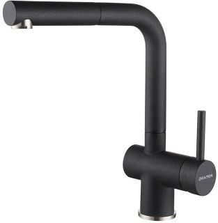 Смеситель для кухни Paulmark Dosse Do214418-418 чёрный металлик