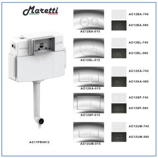 Бачок скрытого монтажа для приставного унитаза Maretti AC11PR4912, без клавиши
