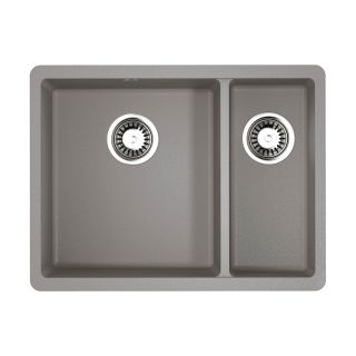 Мойка кухонная Omoikiri Kata 55-2-U-GR Artgranit/Leningrad Grey