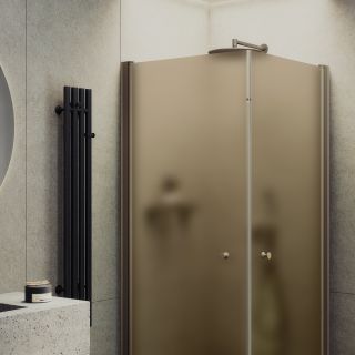 Душевой уголок MaybahGlass MGY-1301-2 90x90см бронза